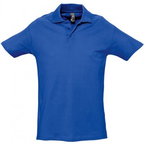 POLO PIQUÉ M/M 3 BOT SPRING AZUL REAL 